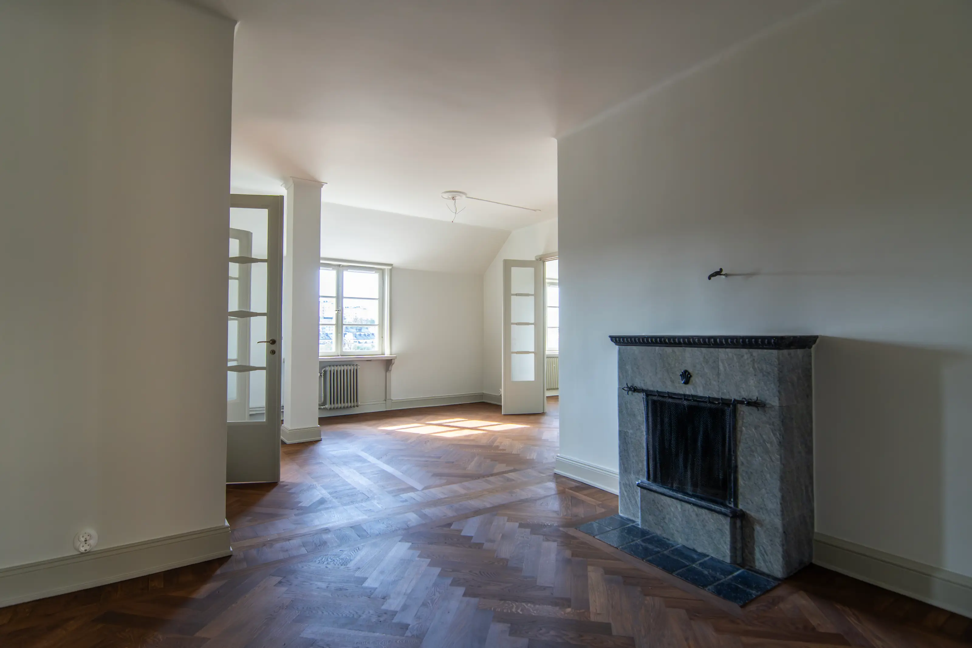 Totalrenovering av lägenhet med bevarade orginaldetaljer