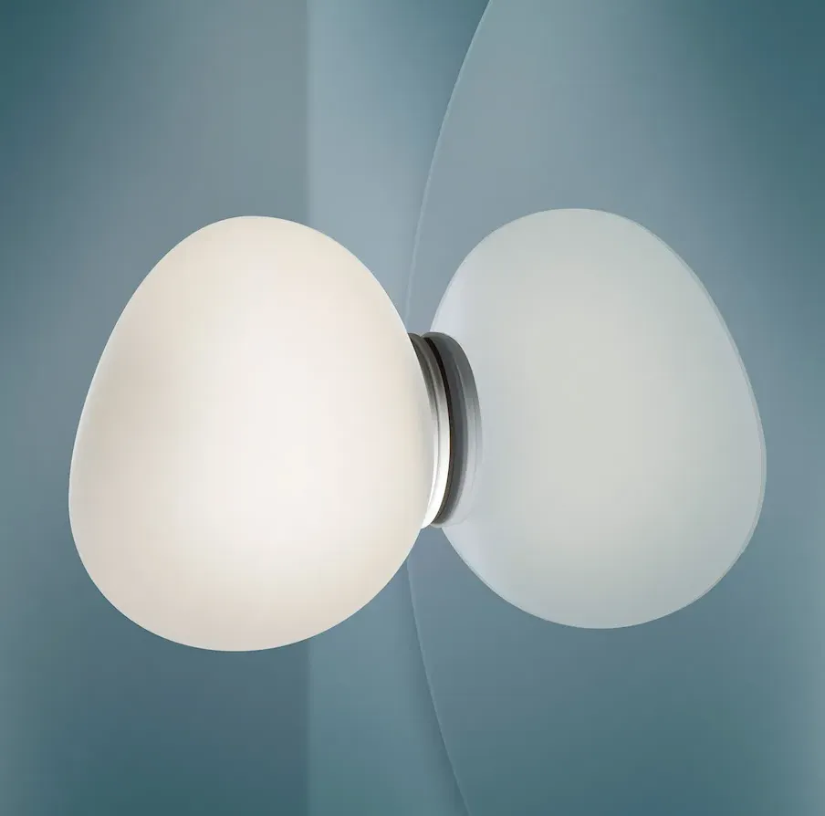 Spegelbelysning väggbelysning Foscarini Gregg Piccola Wall White