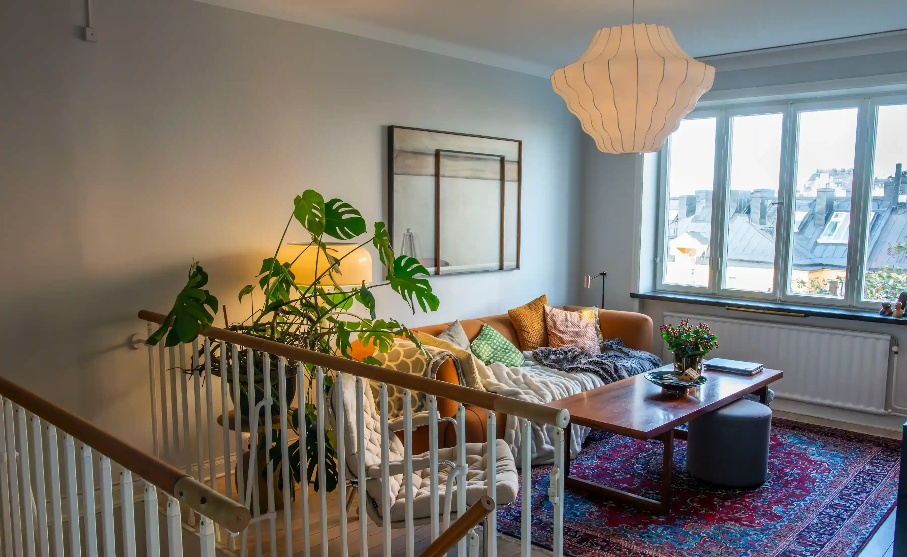 Färgstark lägenhet