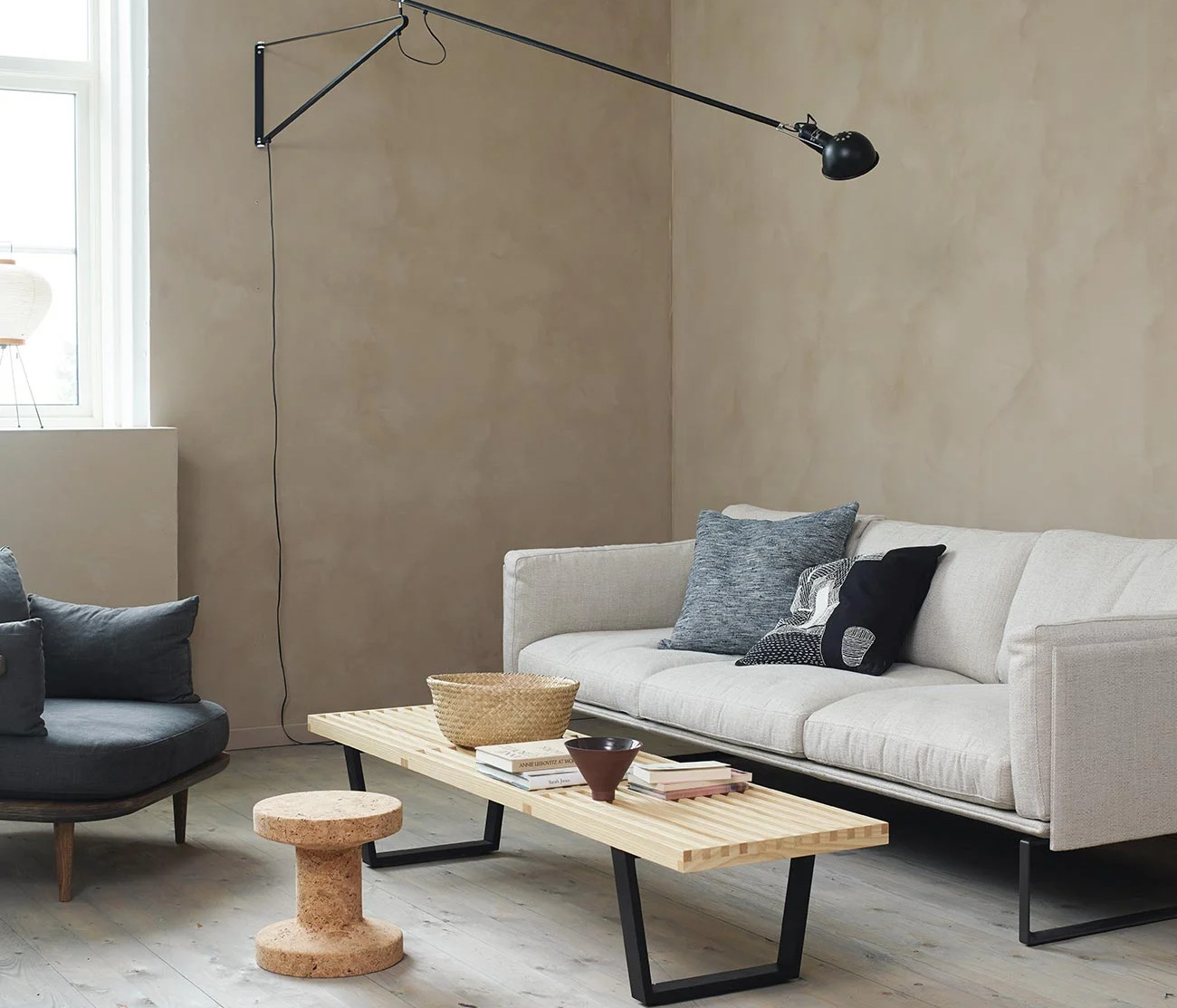 Kalkfärg beige från Jotun
